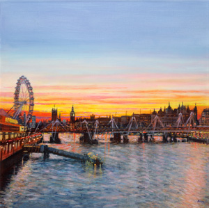 Winter sunset - Westminster